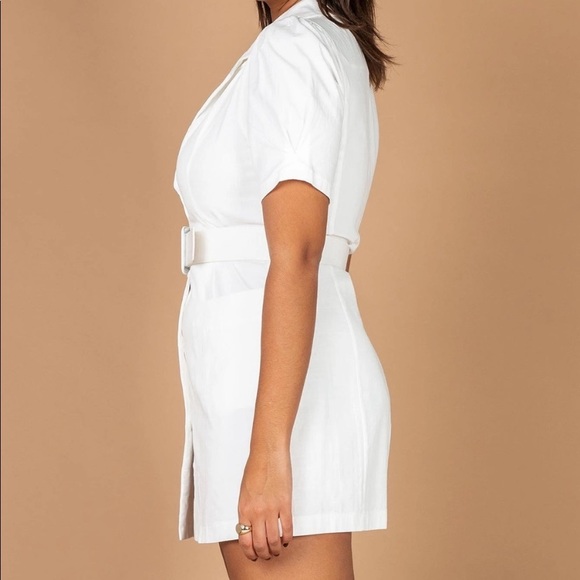 Princess Polly ODEN MINI DRESS WHITE - Picture 3 of 7